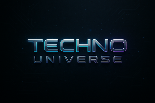 Techno Universe Text logo